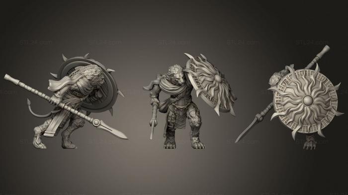 Figurines heroes, monsters and demons (Pose 04, STKM_3261) 3D models for cnc